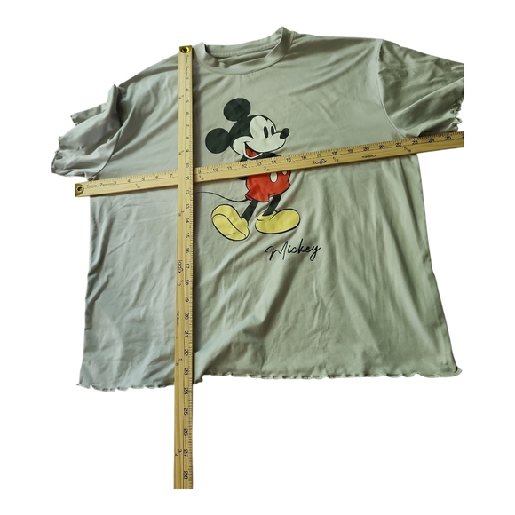 Disney Mickey Mouse Pajama Set Women’s Size Medium 8-10 White - Picture 5 of 8